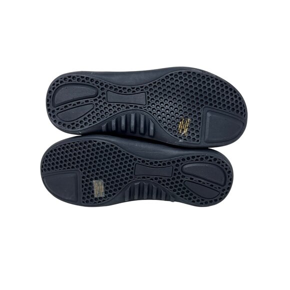 Spenco Mens Supreme Slide‎ Slipper Black Herringbone Wool Upper Size 8D - Picture 12 of 13